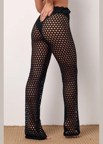 Жіночі штани в техніці кроше Lurex (297327555)