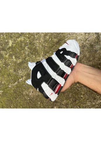 КРОССОВКИ ЖЕНСКИЕ NIKE AIR MORE UPTEMPO BLACK WHITE НАЙК АИР МОР УПТЕМПО БЕЛЫЕ No Brand белые демисезоны (391065784)