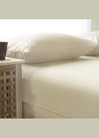 Простынь на рез. Poplin Gold 100*200+30 KumBeji бежевый Hobby (303140868)