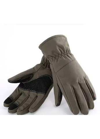 Тактичні рукавички зимові (розмір L) Оливковий No Brand (339866280)