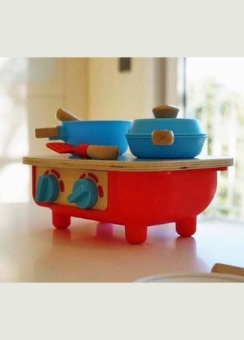 Дитяча плита з посудом E3170 Ігровий набір для дівчаток і хлопчиків Hape (297330859)