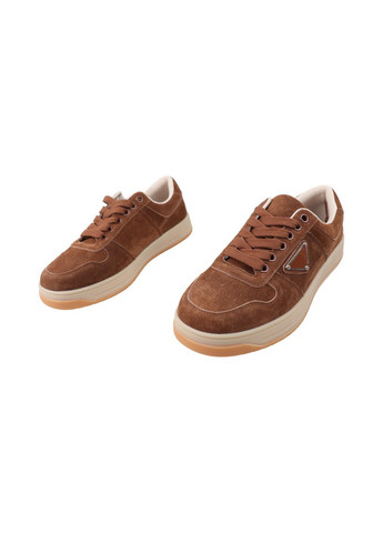 Коричневые кеды женские рыжие натуральная замша FARINNI 925-25DTS