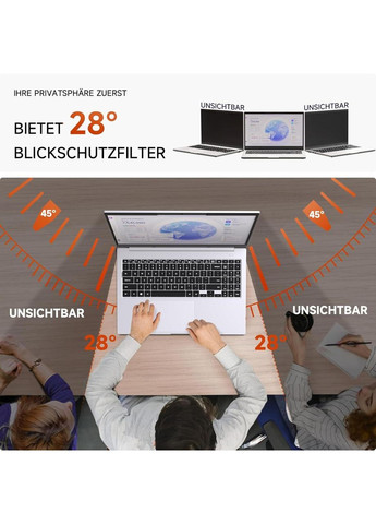 Магнитный защитный экран для ноутбука 16” пленка для конфиденциальности с защитой от синего света антибликовая No Brand (366422036)