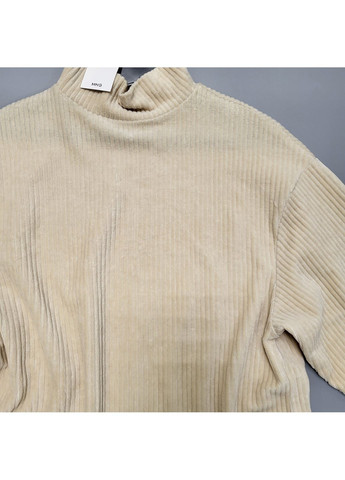 Бежевый вельветовый свитер Mango