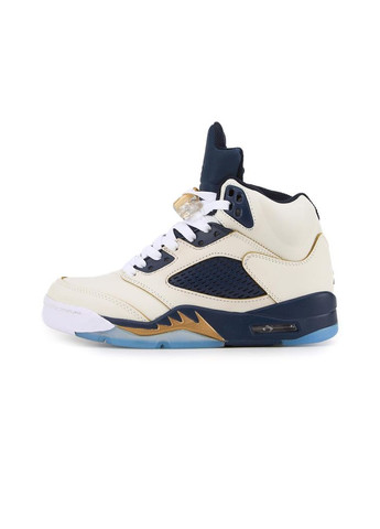 КРОССОВКИ ЖЕНСКИЕ NIKE AIR JORDAN 5 RETRO DUNK FROM ABOVE НАЙК АИР ДЖОРДАН No Brand бежевые демисезоны (367174609)