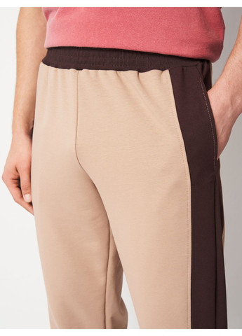 Коричневые спортивные, повседневный, кэжуал демисезонные джоггеры брюки Malta