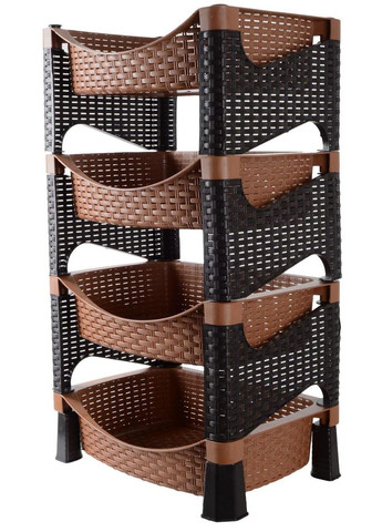 Этажерка 77.5х45х30.5 см (0740 Роттанг Гелакси BEIGE) Violet House (316649885)