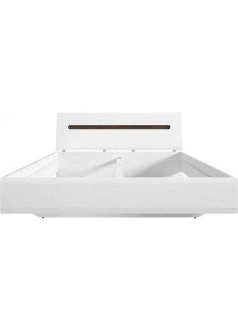 Кровать двуспальная (без основания под матрас) ВМК (БРВ) Ацтека LOZ/180 180x200 см Белый + Белый глянец (GRB1532) БРВ-Україна (315496335)