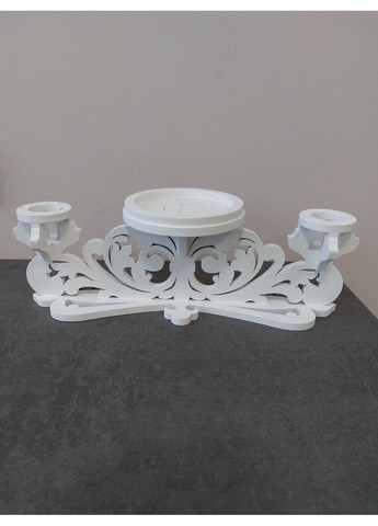 Свадебный подсвечник тройной для "Семейного очага" из дерева No Brand (367056305)