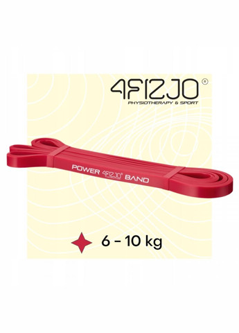 Еспандер-петля Power Band 13 мм 6-10 кг резина для фітнесу і спорту Red (P-5907222931059) 4FIZJO (301671658)
