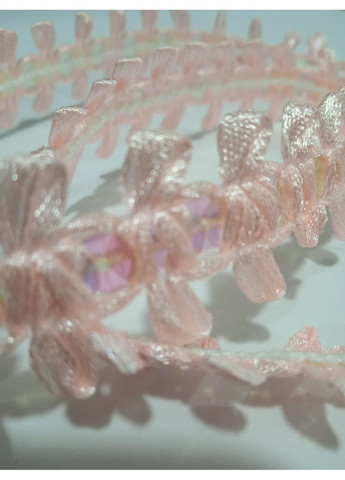 Тесьма декоративная с пайеткой персиковая No Brand (372531625)