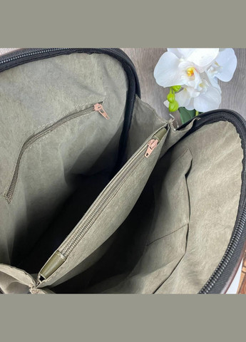 Жіночий рюкзак-сумка трансформер 2 в 1 формат А4 коричневий (sku_1047) No Brand (330576283)