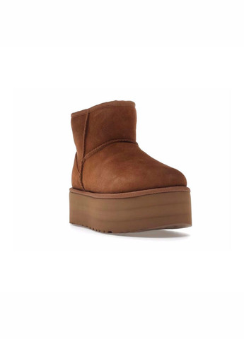 Жіночі уггі Chestnut замша коричневий UGG Classic Mini Platform (363839377)