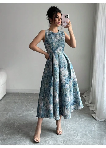 Комбінована сукня SHEIN з малюнком