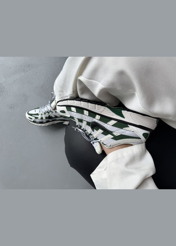 Кросівки жіночі і чоловічі Nike P-6000 White Green Black | Найк Р-6000 зелені No Brand зелені демісезони (342717942)