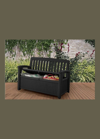 Лава-скриня для зберігання речей пластиковий HUDSON STORAGE BENCH 227 л (17204490) Keter (334713218)