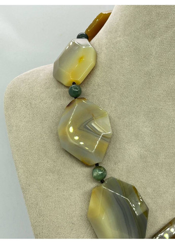 Намисто Агат 46 см Комбінований (10442) No Brand (356109197)