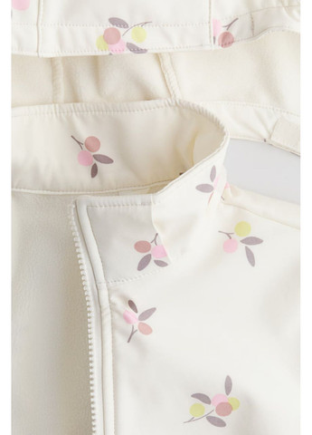 Молочная демисезонная ✅ детская куртка — полная защита от дождя и ветра H&M вітровка