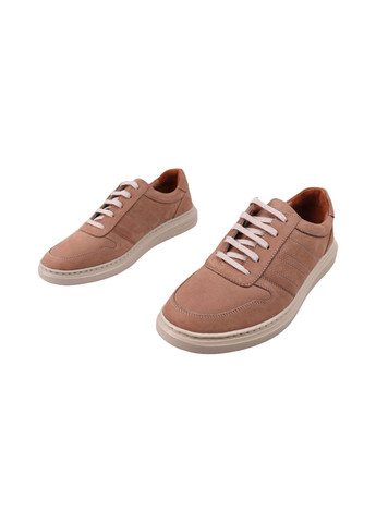 Бежеві кеди чоловічі капучіно натуральний нубук ALTURA 71-25DTS