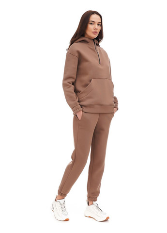 Жіночий спортивний костюм з футера, темно-сірий El'dress (363057738)