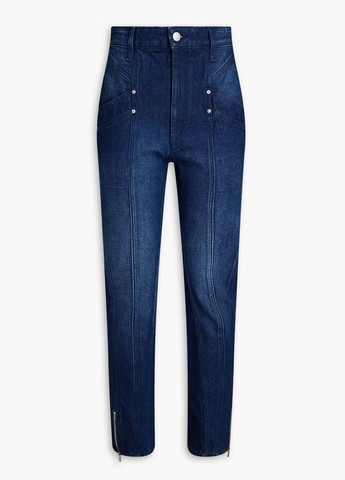Стильные джинсы скіні, Kelissa Skinny Jeans Blue Zipped Cuffs Isabel Marant - (334001336)