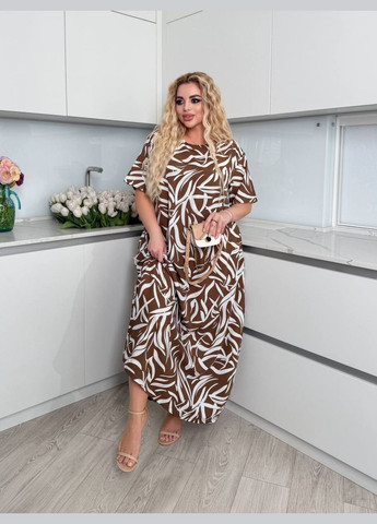 Бежевое повседневный платье женское Україна