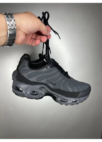 Черные летние кроссовки nike tn gore tex dark grey найк тн аир макс плюс No Brand