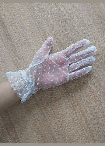 Фатиновые перчатки в горохе (арт.7038) No Brand (348431095)