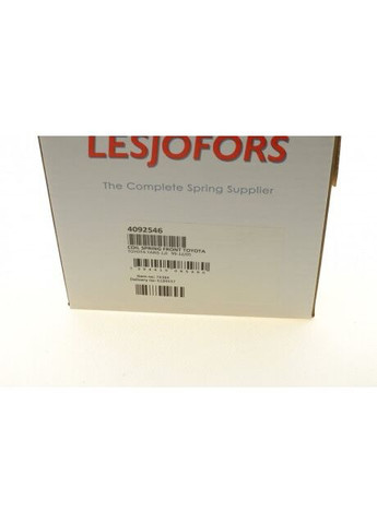 Пружина (передня) Toyota Yaris 1.0 99-05 (накл.зад.частина) 4092546 (opt-om) Lesjofors (369127061)
