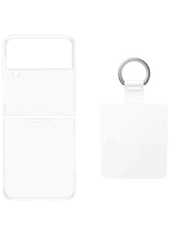 Чохол-накладка Clear Cover with Ring для Galaxy Flip 4 SM-F721 Transparent (EF-OF721CTEGUA) Samsung (370617222)