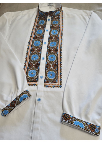 Комбинированная мужская вышитая рубашка ручной работы на домотканом полотне "солнцемир" Hand Made узор украинская символика прямой, свободная хлопок, домотканное полотно (351582152)
