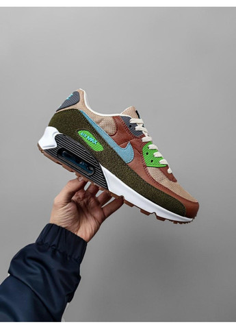 КРОССОВКИ ЖЕНСКИЕ NIKE AIR MAX 90 HEMP НАЙК АИР МАКС 90 No Brand белые демисезоны (367168647)