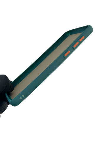 Чохол для телефона Galaxy A02 SM-A022G з високими бортами із захистом камери на самсунг а02 темно-зелений Samsung (366387279)