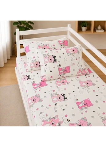 Комплект постельного белья Ranforce Elite TEENAGER 17-0776 Magic cats pink Mirson (399962634)