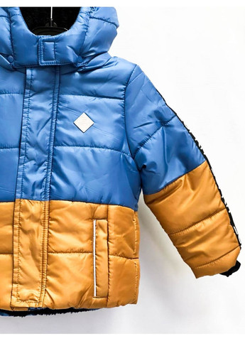 Синьо-жовта куртка Esprit