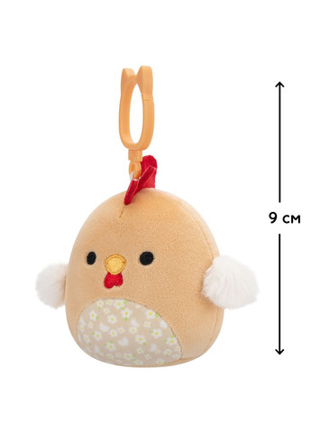 Мягкая игрушка на клипсе Петушок Рути, 9 см () Squishmallows SQCP00465 (332944181)