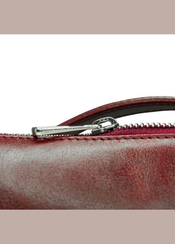 Жіночий клатч із ремінцем через плече, вишня 70566101 Grande Pelle (305078255)
