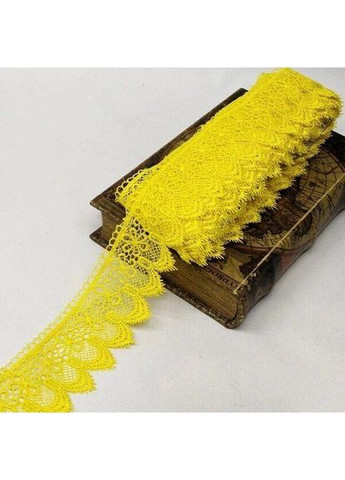 (1 м) Кружево макраме 7CM (13 м) цвет - желтый (M729-64-143) Plus-plus (352743477)