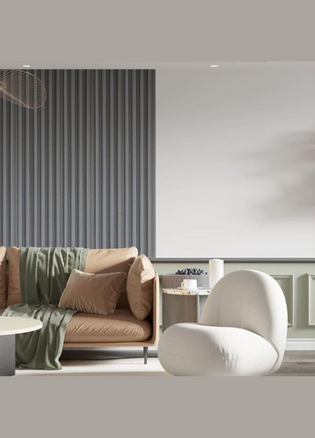 Декоративна стінова рейка олов'яний 3000*160*23мм D (3DPanda-1530) Sticker Wall (323155140)