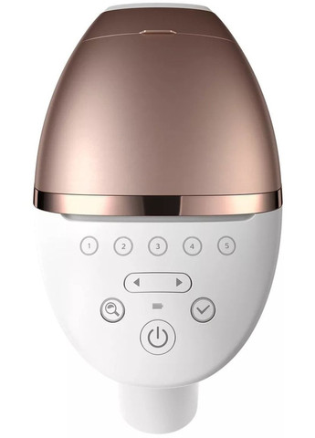 Фотоепілятор Lumea IPL 9900 Series, акумуляторний, кіл-ть спалах.-450000, 2-4 см2, насадок-3, футляр, біло-золотий Philips (372460784)