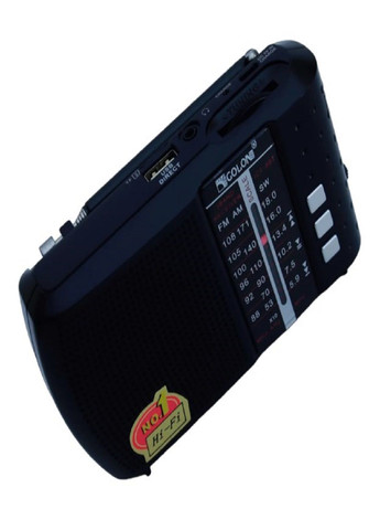 Портативный аккумуляторный радиоприемник ICF-8 с USB и microCD Черный Golon (305327443)