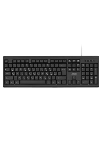 Комплект клавіатура та миша MK401 USB-A, EN/UK, чорний 2E (387187957)