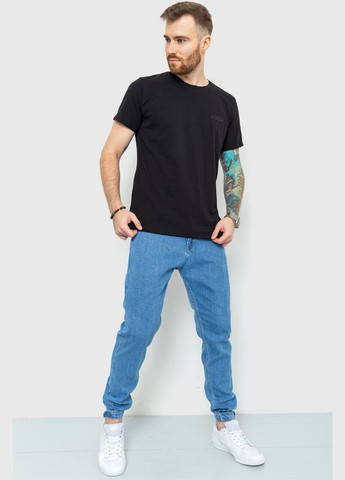 Чорна футболка чоловіча, колір червоний, Ager