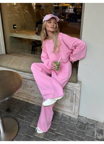 Стильний жіночий костюм осінній двійка коричневий No Brand (362419393)