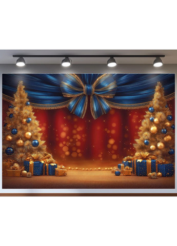 Баннер для новогодней фотозоны 240×160 см — праздничный фон для фото и декора №46528 Vinylpex (369929903)