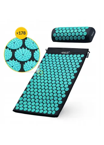 Коврик акупунктурный с валиком Classic Mat Аппликатор Кузнецова Black/Blue () 4FIZJO P-5905973402385 (342758258)