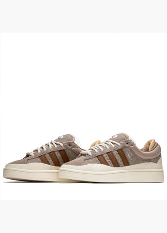 Коричневі Осінні кросівки чоловічі x bad bunny campus chalky brown brown id2529 adidas