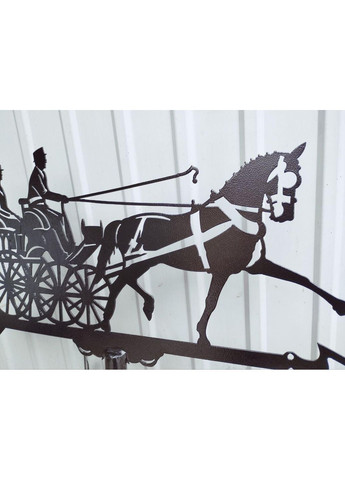 Флюгер на будинок Карета з металу 3 мм, флюгер на дах No Brand (368896610)