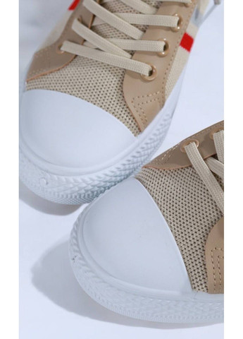 Бежевые кеды женские бежевые Seven