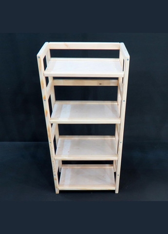 Етажерка розбірна з дерева Лестер 50х25х111 бланже (МЕБ-0020401) No Brand (327845754)